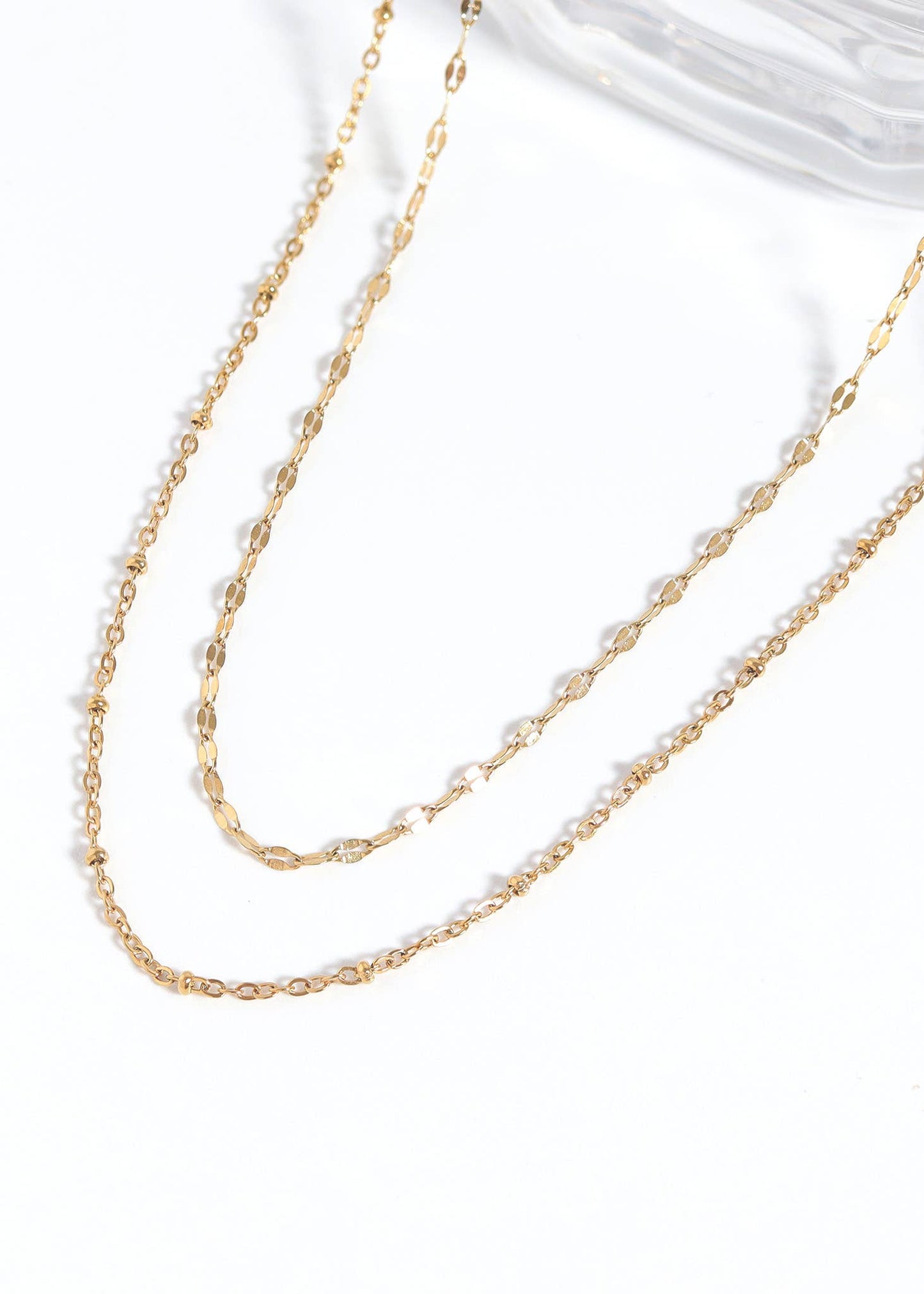 Stainless Steel Satellite Chain Necklace