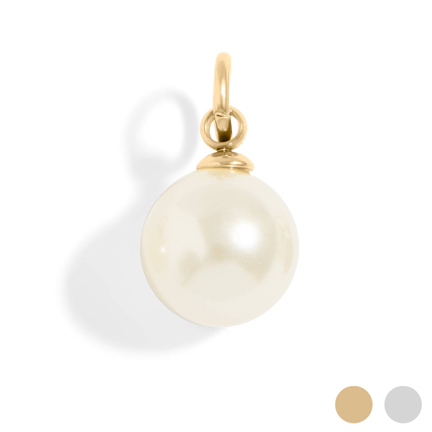 8mm Glass Pearl Charms