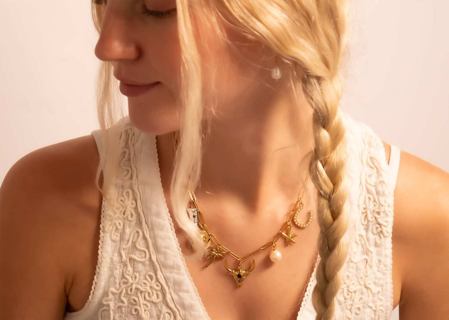 8mm Glass Pearl Charms