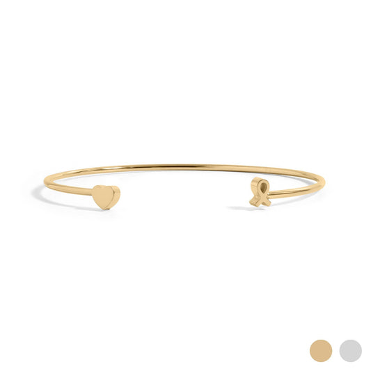 Breast Cancer Awareness Women's Adjustable Cuff Bracelet