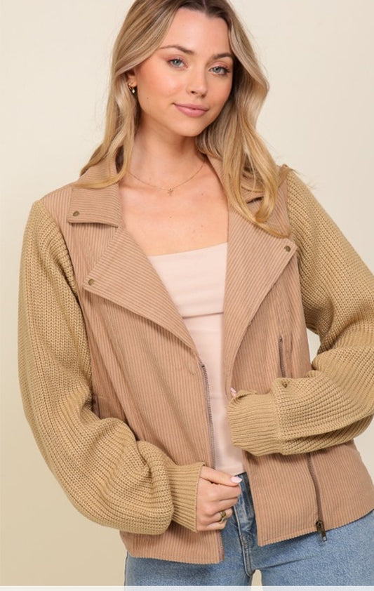 Corduroy Sweater Sleeve Southern Jacket