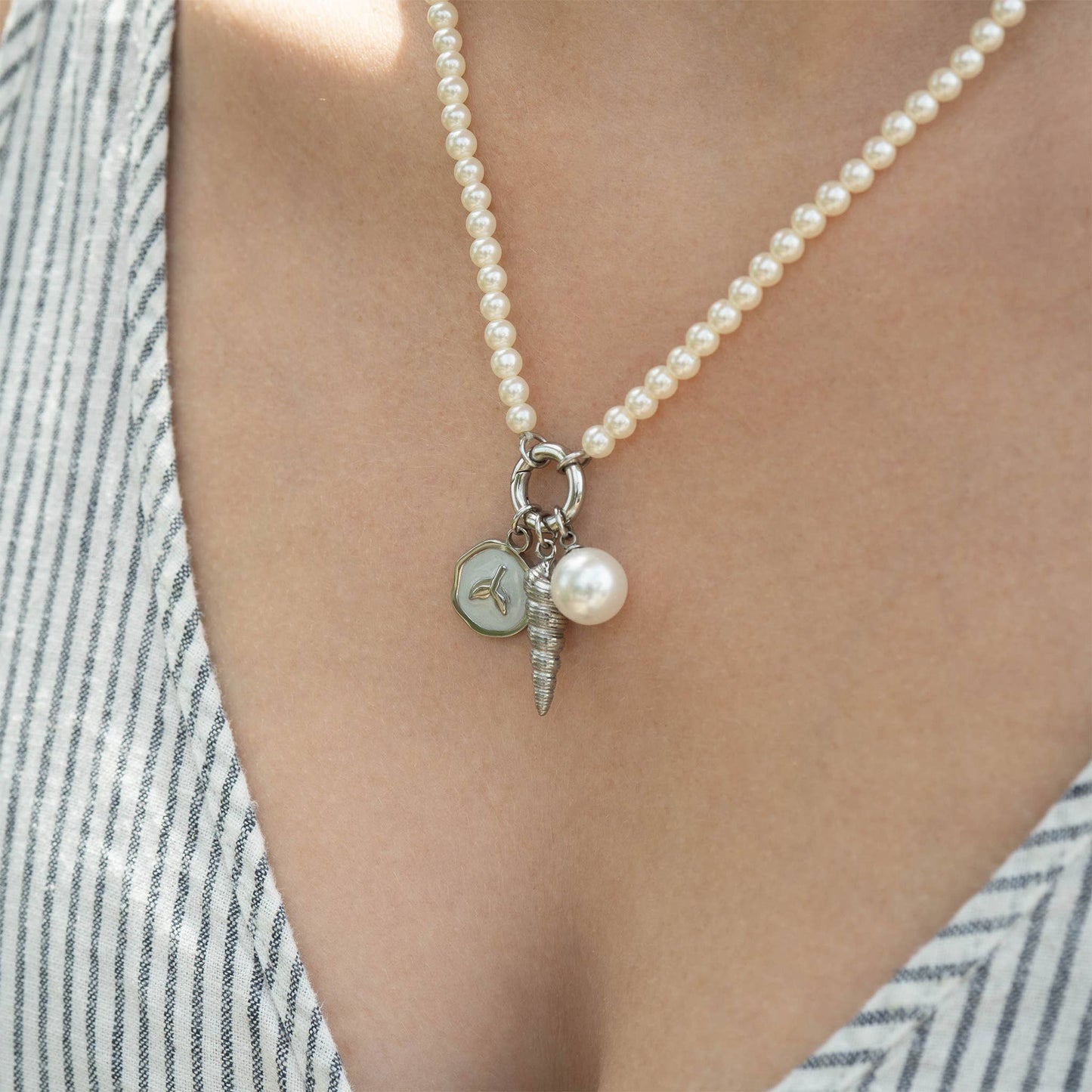 8mm Glass Pearl Charms