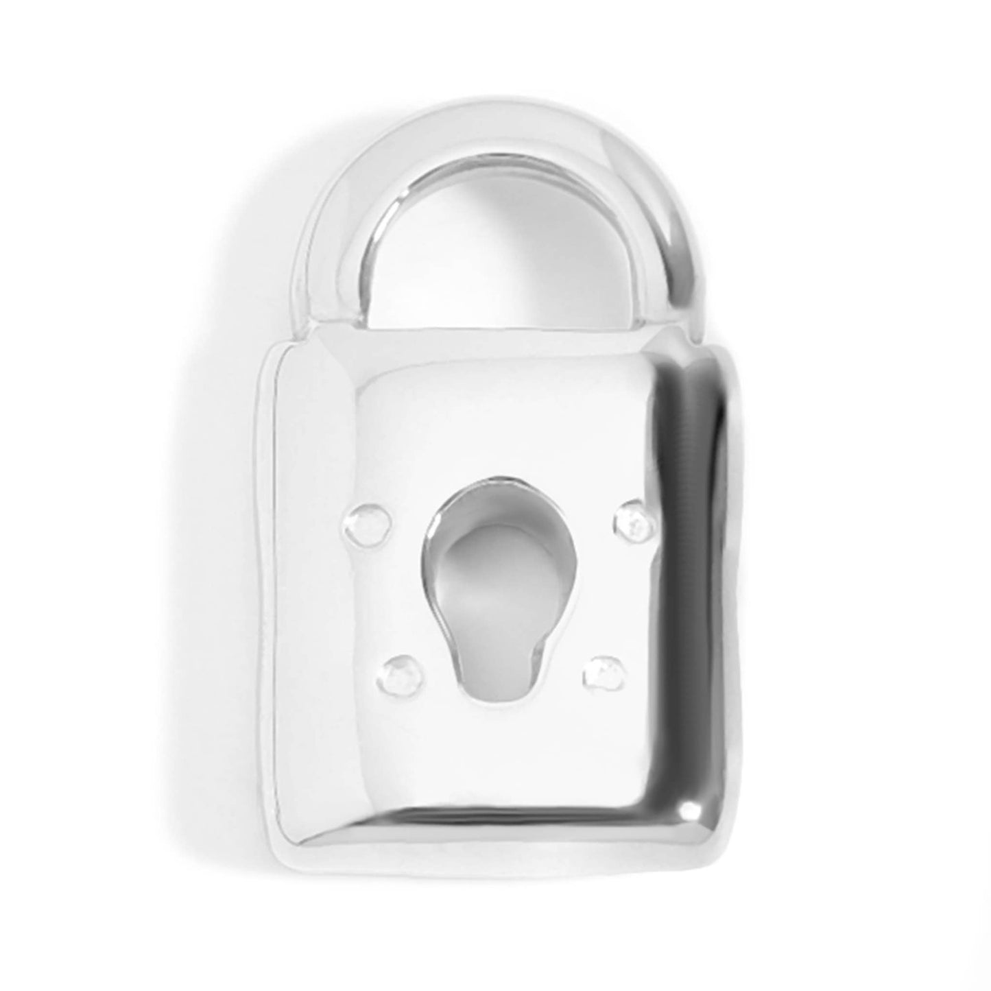 18K Gold PVD Stainless Steel Padlock Charm