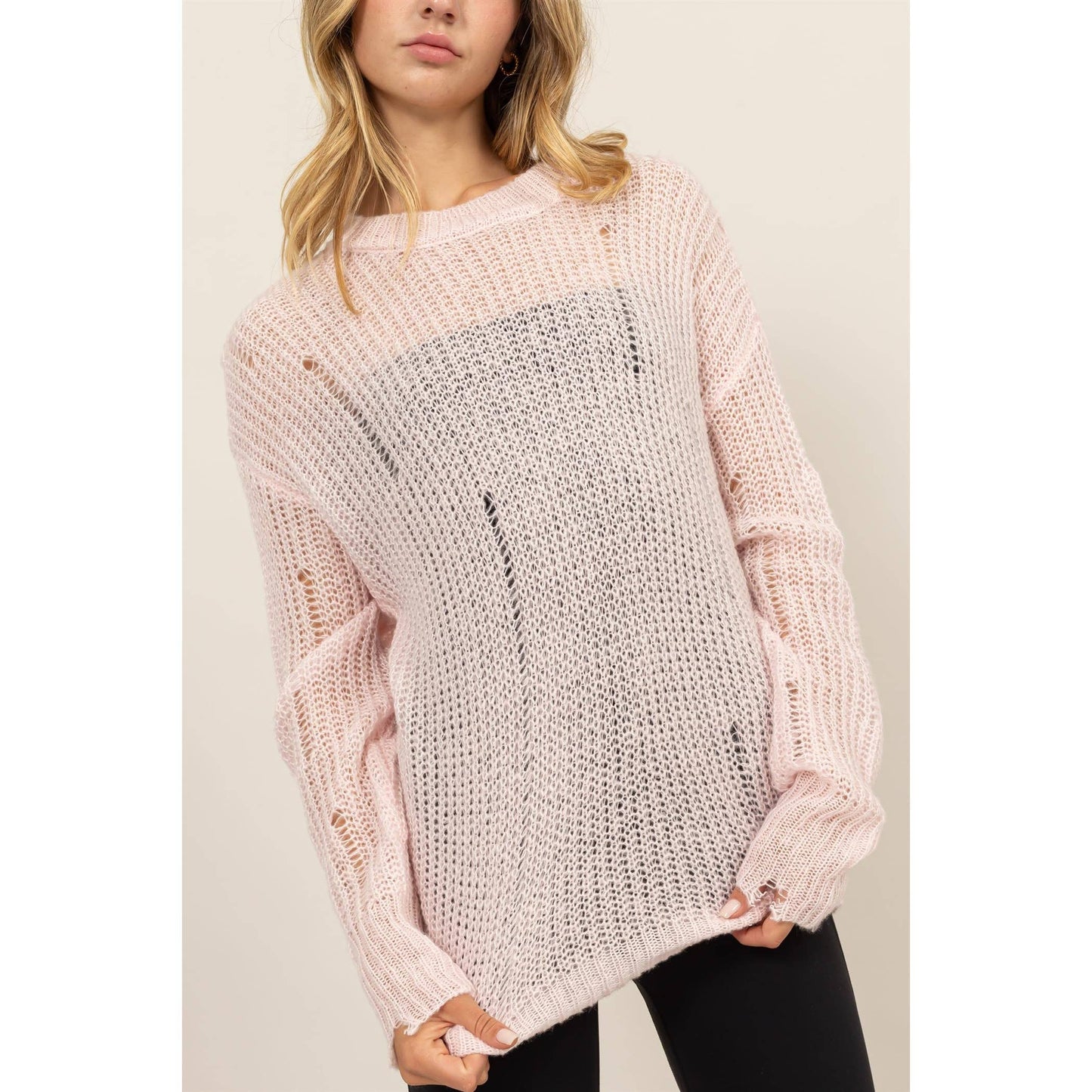 The Rose Mist Knit