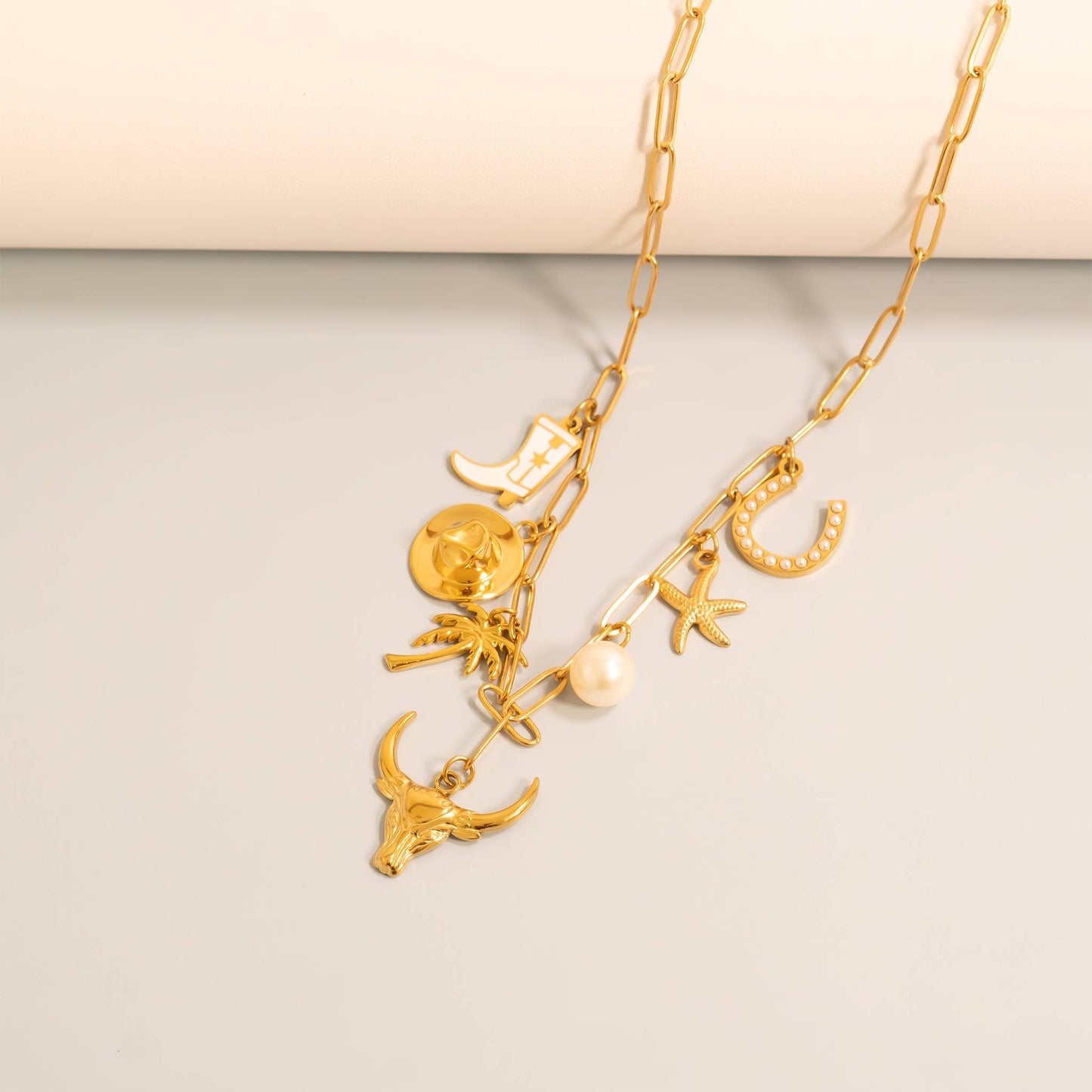 8mm Glass Pearl Charms