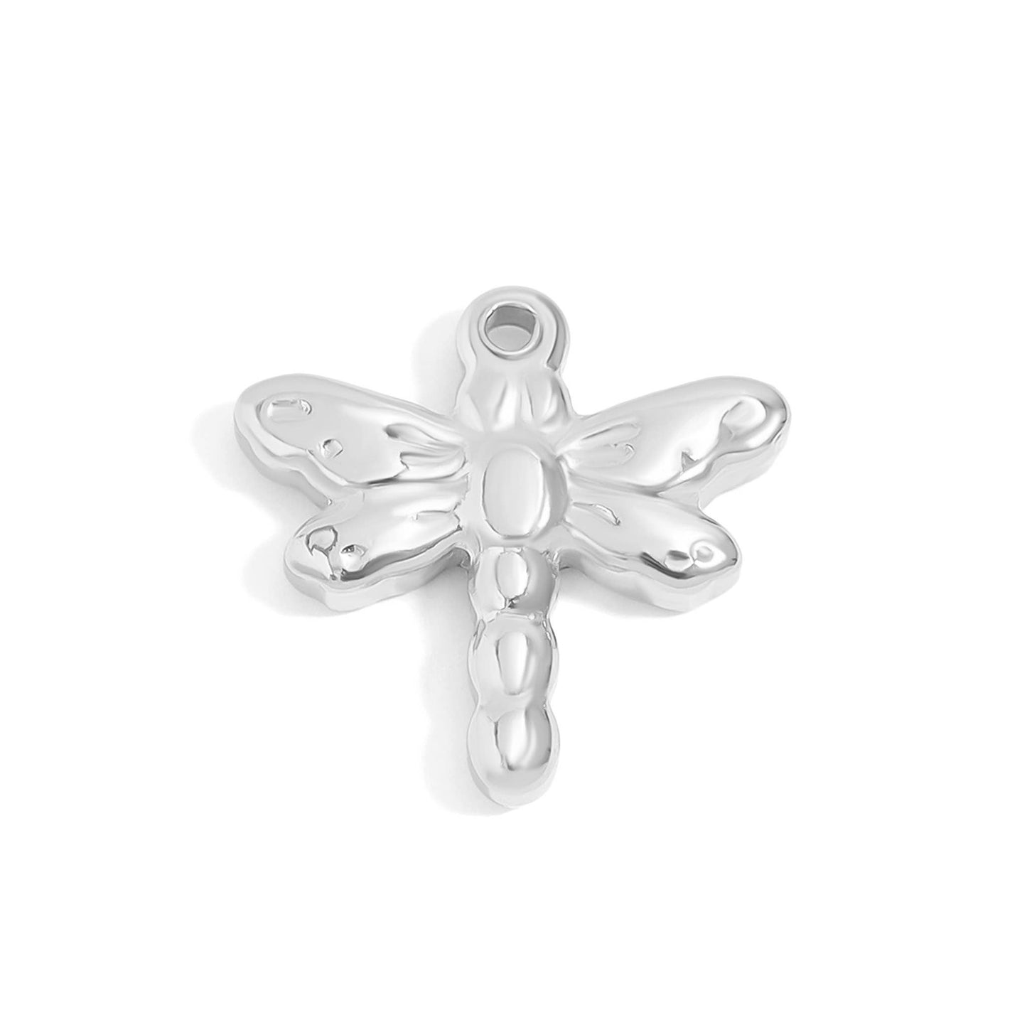 18K Gold PVD Stainless Steel Dragonfly Charm