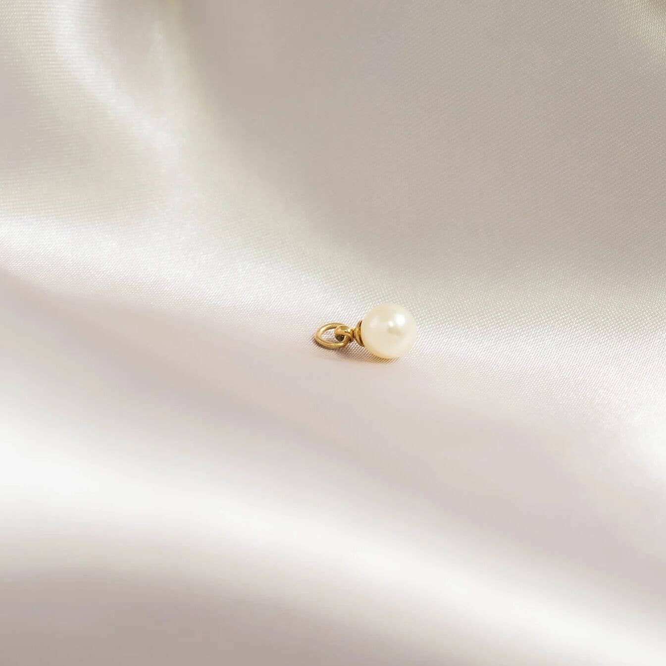 8mm Glass Pearl Charms