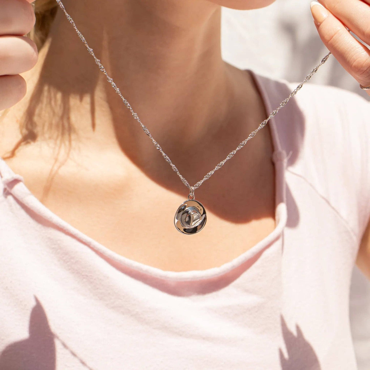 18K Gold PVD Stainless Steel Singapore Chain Necklace