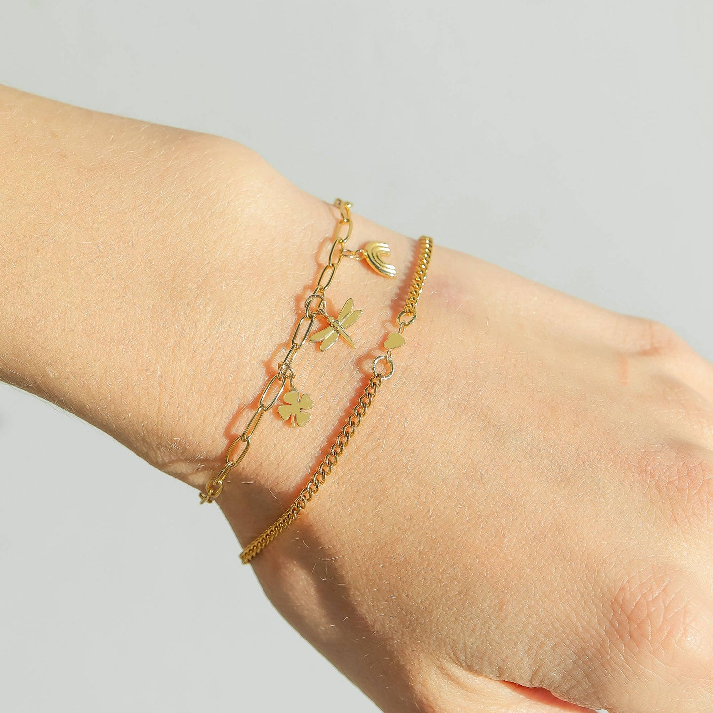 Adjustable Stainless Steel Silicon Bead Cinch Chain