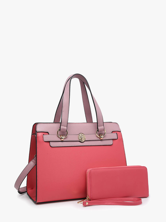 The Blushed Amethyst Satchel