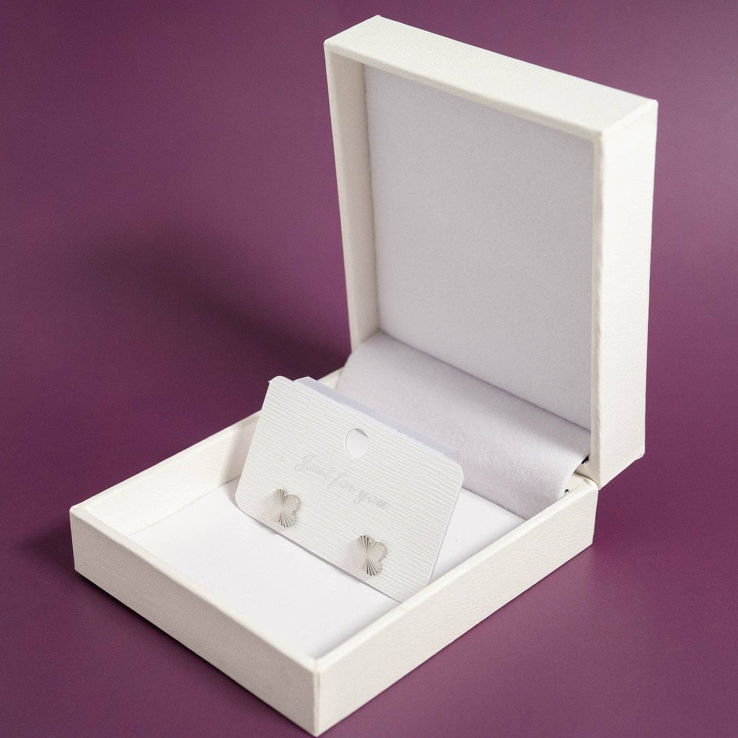 18K Gold PVD Stainless Steel Clover Stud Earrings